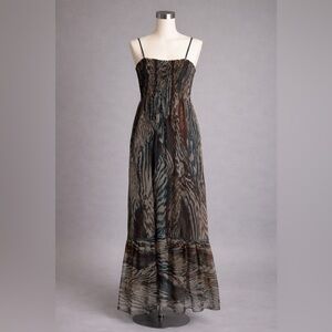 Peter Nygard Zebra Print Maxi Dress